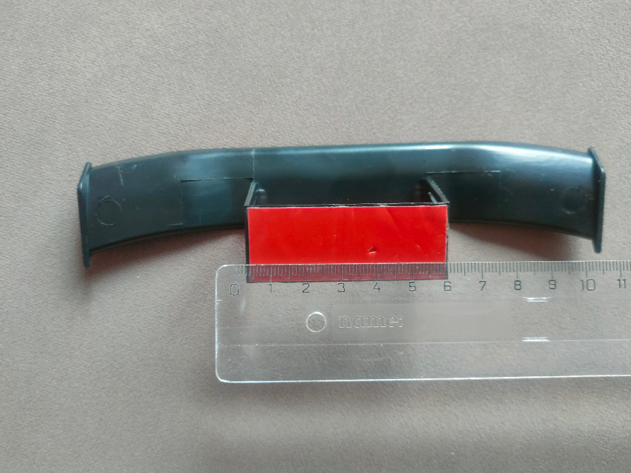 Мини Спойлер на авто Чёрный под карбон с усиленным скотчем Киев - изображение 5