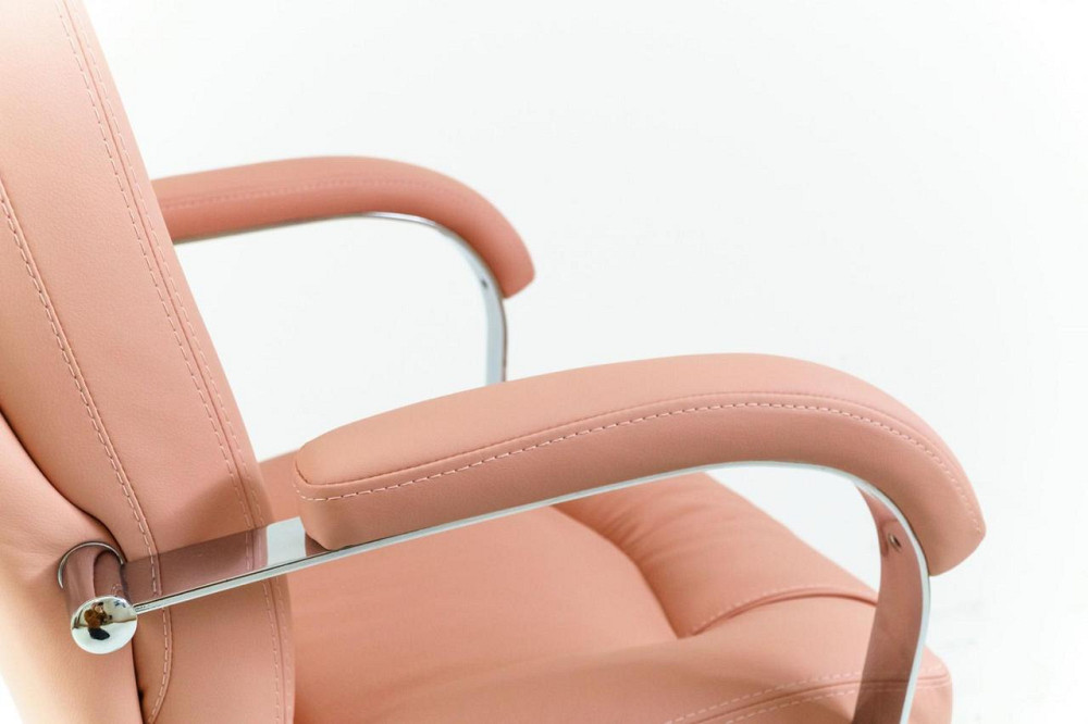 Офисное Кресло Руководителя Richman Alberto Fly 2202 Хром М1 Tilt Розовый Киев - изображение 4