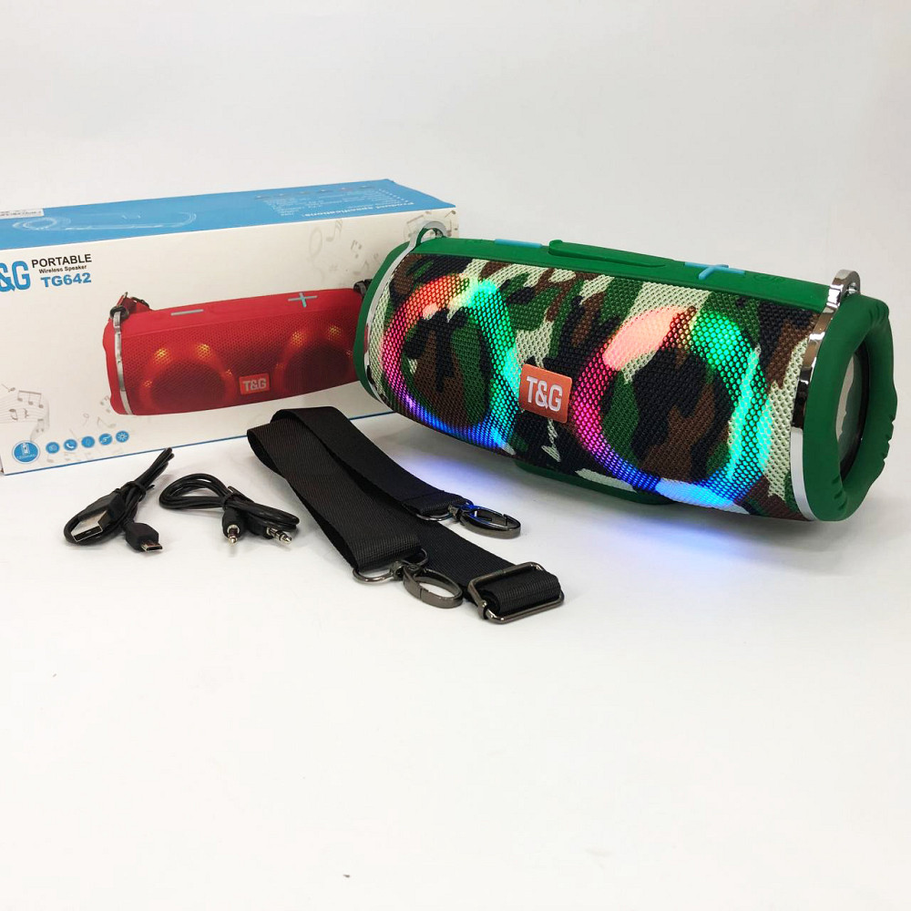 Колонка з підсвічуванням і зарядкою TG642, Колонка з підсвічуванням і світловою музикою RJ-24 Львів - фото 15