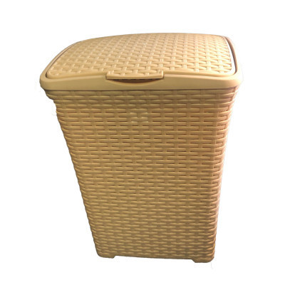 Кошик для білизни Консенсус Ротанг Бежевий 50 л (Консенсус/беж 50 л) Вінниця - фото 1