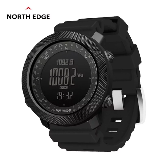 Тактичний чоловічий наручний годинник North Edge Apache 3 (Silicone) Вінниця