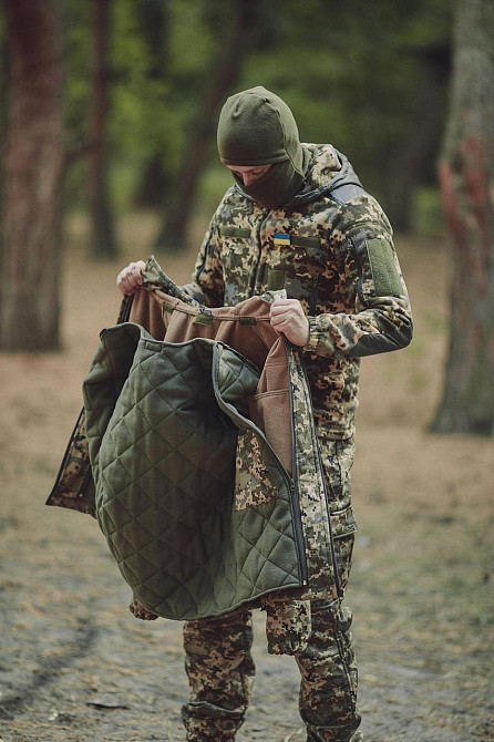 Військова чоловіча зимова куртка Softs Hell +5°С, -20°С мультикам зимова військова куртка з капюшоном WAR Львів - фото 3