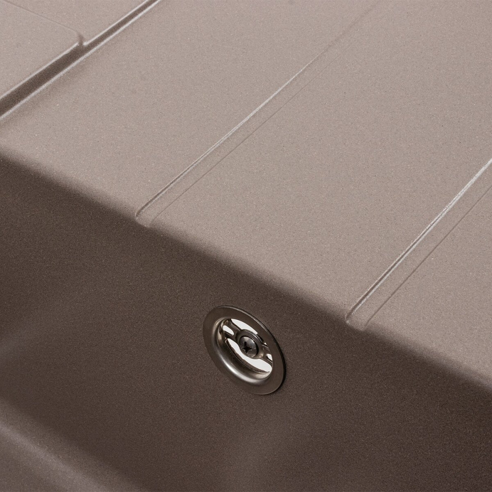 VALESO Гранітна мийка для кухні VALESO INTENSO 6550 матова Дюна Коломыя - изображение 4