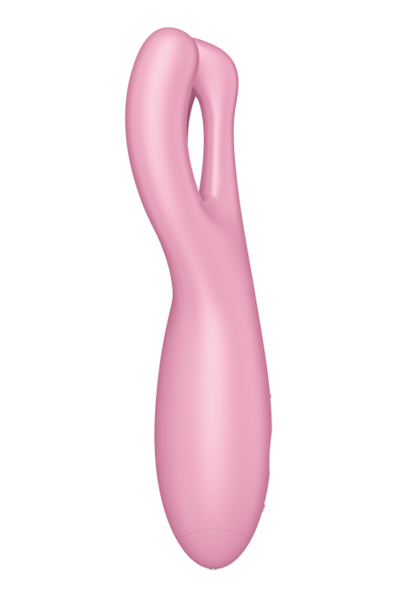 Гибкий смарт вибратор Satisfyer Threesome 4 Connect App розовый Sex Aura Киев - изображение 7