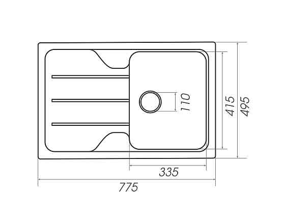 VALESO Гранітна мийка для кухні VALESO VERONA 7850 матова Мікс Киев