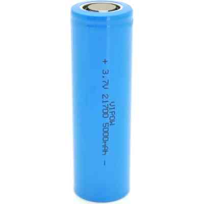 Акумулятор 21700 5000mAh, 3.7V, Blue, FlatTop Vipow (ICR21700-5000mAhFT / 31080) Вінниця