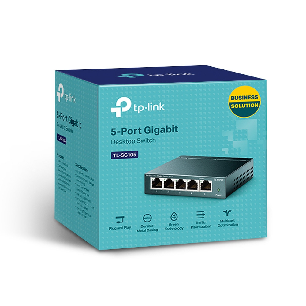 Комутатор TP-Link TL-SG105 5-портовий некерований Київ - фото 5