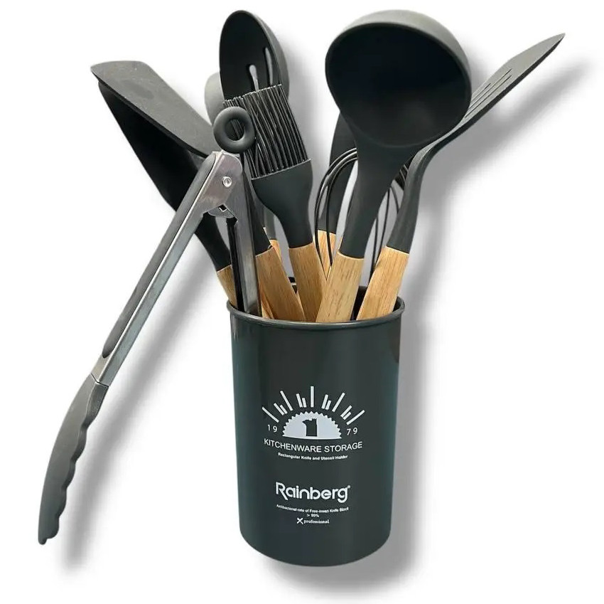 Набор кухонных приборов Rainberg RB-2288 Black WS-60 Львов - изображение 1