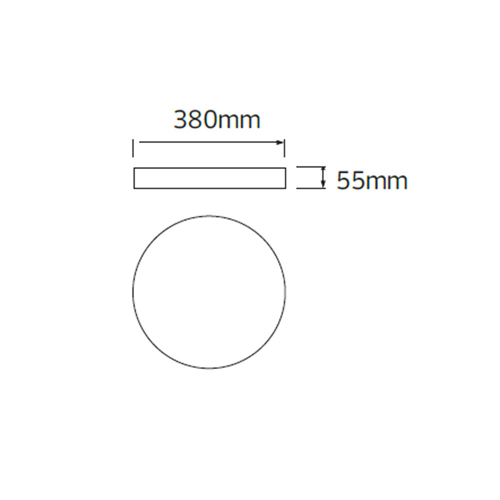 Світильник накладний HAZEL-32 3CCT" 32W білий Одеса - фото 3