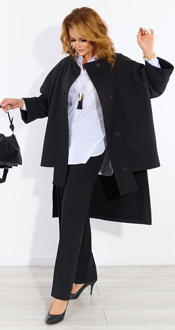 Теплий асиметричний кардиган Київ - фото 1