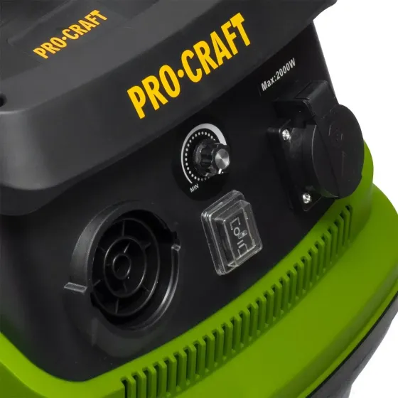 Промышленный пылесос для влажной уборки 30 л Procraft 1600 Вт, Большой строительный пылесос, Строительный пылесос для дома Львов
