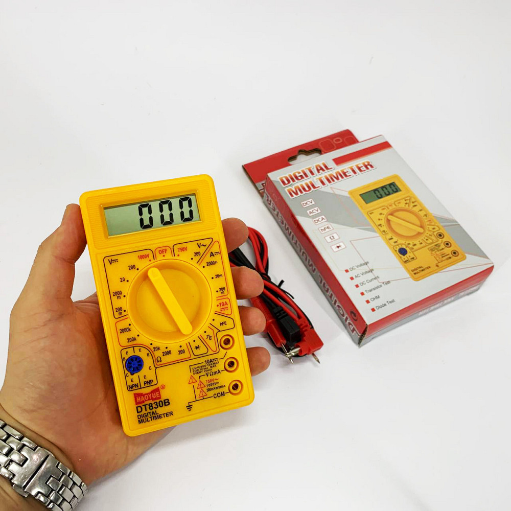 Мультиметр універсальний HAOYUE, Мультиметри для роботи, Мультиметри портативні, Перевірений мультиметр JI-21 Львів - фото 6