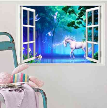 Наклейка на стіну "Єдиноріг" - розмір наклейки 70*50см Київ