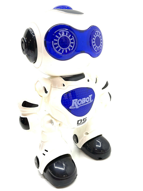 Робот на радіокеруванні Dance Robot танцює мелодії підсвічування Біло-Синій (606-1) Чернігів - фото 6