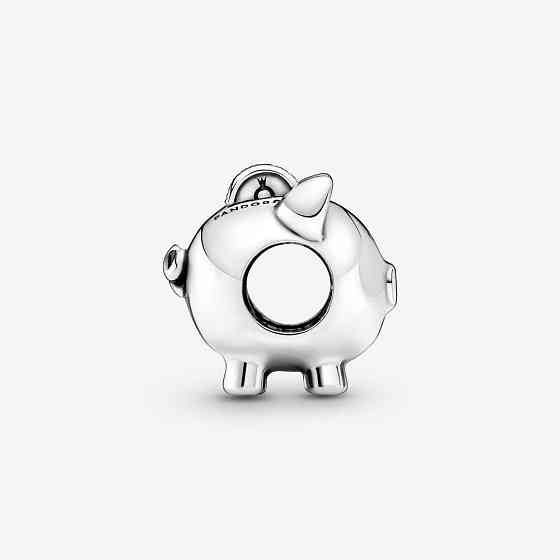 Серебряный шарм Пандора Cute Piggy BankMasterSem Киев