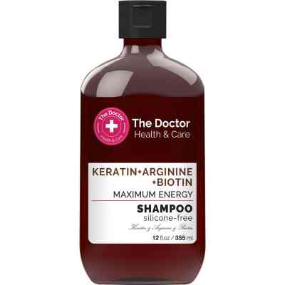 Шампунь The Doctor Health & Care Keratin + Arginine + Biotin Maximum Energy 355 мл (8588006041767) Винница