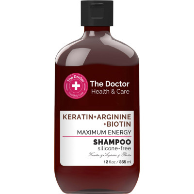 Шампунь The Doctor Health & Care Keratin + Arginine + Biotin Maximum Energy 355 мл (8588006041767) Винница - изображение 1