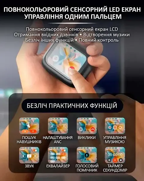 Бездротові навушники LX10 TWS Earbuds з LED дисплеєм до 4 годин безперервної роботи, заряджання 1.5 години Одеса - фото 4