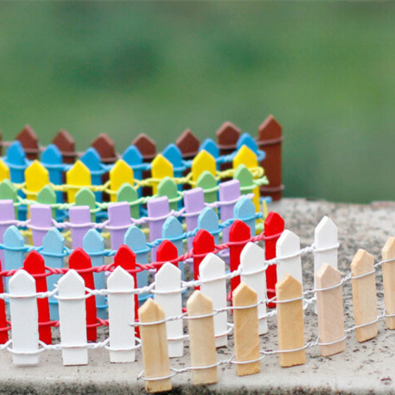 Декоративный заборчик для мини-сада, миниатюры, флорариума, микроландшафта, макета, моделирования и творчества беж Одесса