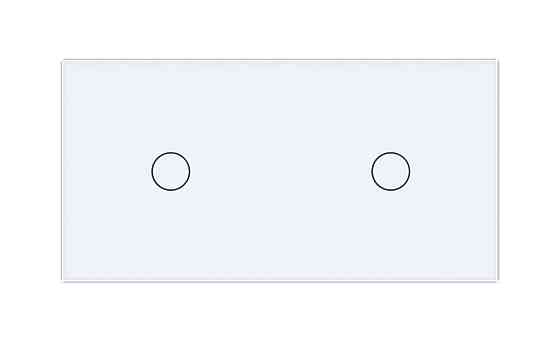 Розумний сенсорний ZigBee вимикач 2 сенсора (1-1) Livolo білий (VL-C701Z/C701Z-11) Коломыя