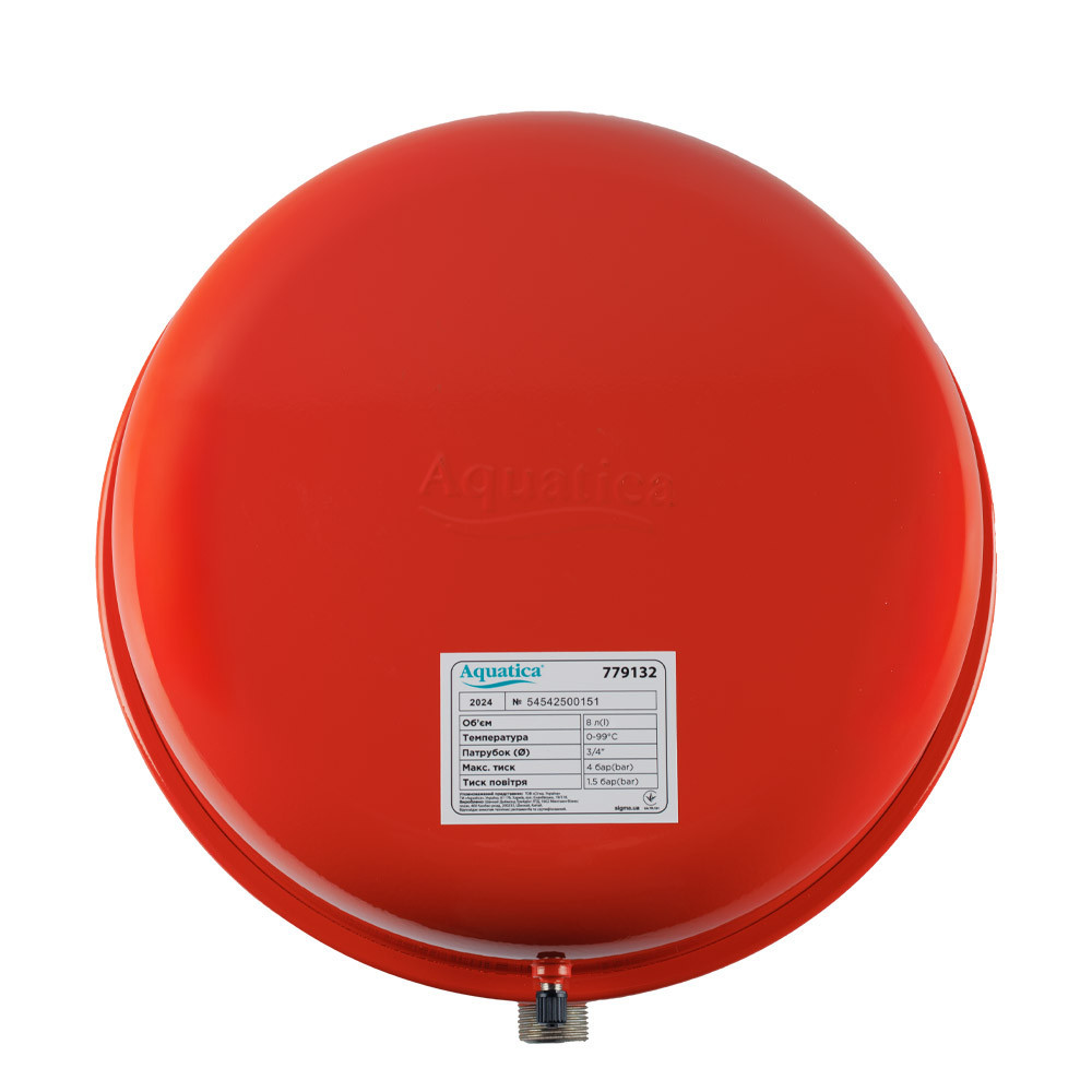 Бак для системи опалення плоский 8л Ø325 AQUATICA (779132) Рівне - фото 5