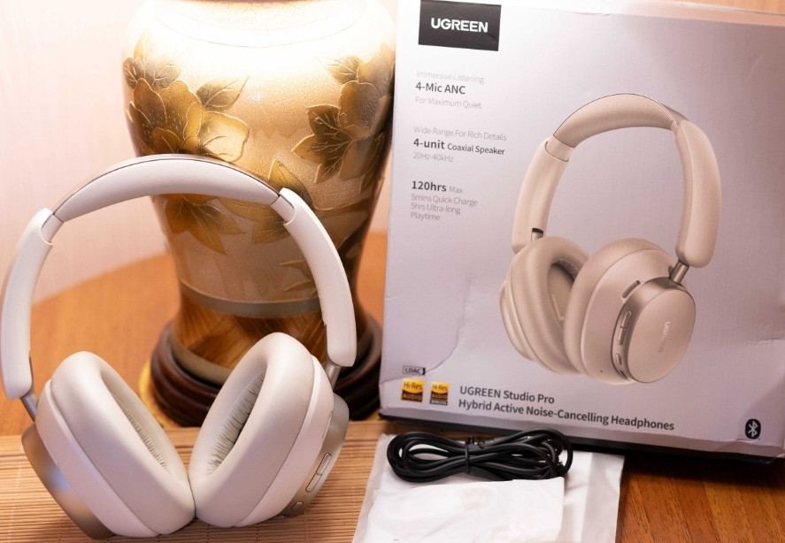 Наушники Ugreen Studio Pro Hi-Res LDAC ANC BT6.0 120h White Киев - изображение 1