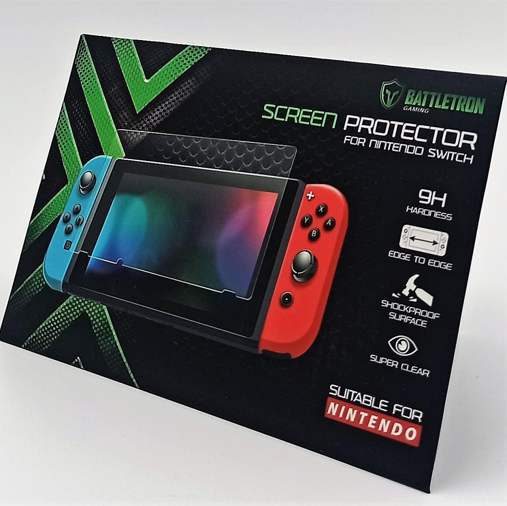 Защитное стекло Battletron Tempered Glass 9H для Nintendo Switch прозрачное 6.2