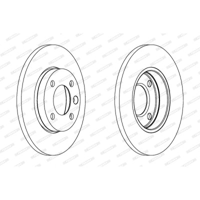 Гальмівний диск FERODO DDF103 Вінниця - фото 1