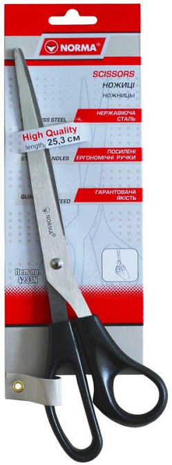 Ножиці універсальні 25,3 см "Norma", 4233N, шт Київ - фото 1