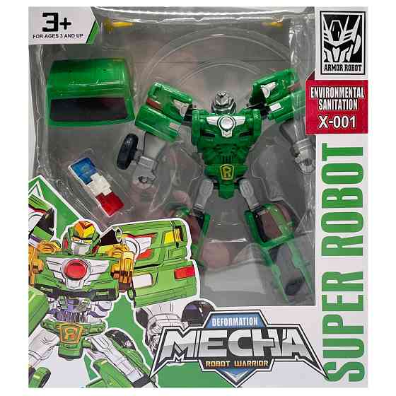 Ігровий набір з роботом-трансформером KKR-13 з безпечних матеріалів Вид 2 Вінниця