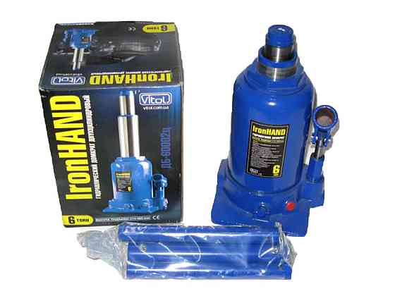 Домкрат гидравл. телескоп 6т 2х цилиндр.215-485мм Вінниця