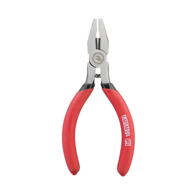 Плоскогубці, 115 мм, прецизійні, ізольовані двошарові рукоятки INTERTOOL HT-0110 Київ - фото 3