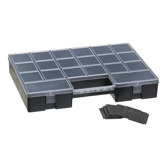 Ящик пластиковий Plast Team Luxor Hobby Box з розділювачами і кришкою Вінниця