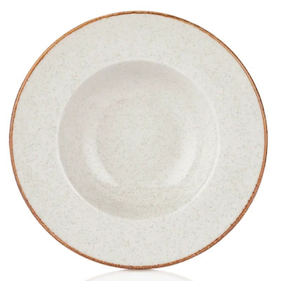 Тарелка By Bone Effect Dust для пасти з прямим бортом 25 см (EF-DS-GT-25-CK) Винница - изображение 1