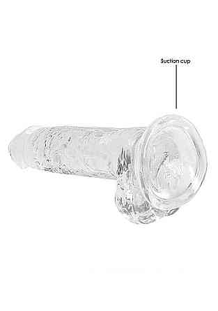 Фалоімітатор - Realrock Dildo 7" Transparent Sex Aura Київ