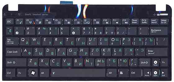 Клавиатура для ноутбука Asus EEE PC (1015) Black, (Black Frame) RU Вінниця