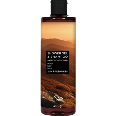 Гель для душа Shik Strong Power Shower Gel & Shampoo 400 г (4823107607158) Винница - изображение 1