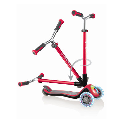 Самокат Globber Elite Prime Червоний з підсвіткою (444-802) Вінниця - фото 2