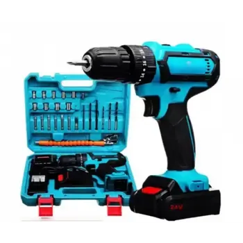 Шуруповерт 24V с набором инструментов, Аккумуляторный шуруповёрт Коломыя - изображение 1