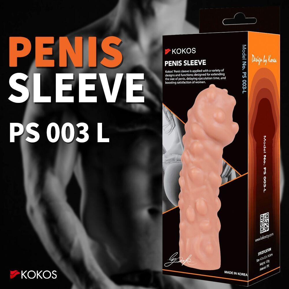 Насадка на член Kokos Penis Sleeve PS 003 L Sex Aura Київ - фото 4