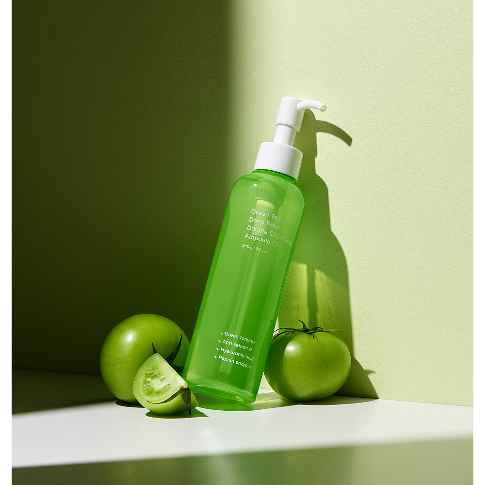Масло гидрофильное для очистки пор Green Tomato Double Cleansing Ampoule Oil Sungboon Editor 200 г Киев - изображение 6