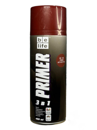 Belife грунт антикорозійний Primer 3в1 168 червоно-коричневий 400 мл Харків