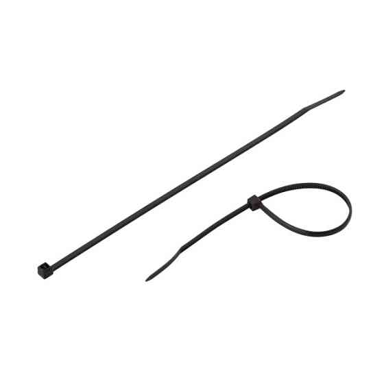 Хомут пластиковый, 2,5×150 мм, 100 шт/упак, черный INTERTOOL TC-2516 Киев