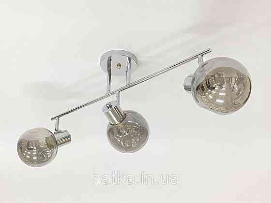 Стельова люстра на 3 плафони 91180B/3 хром Київ