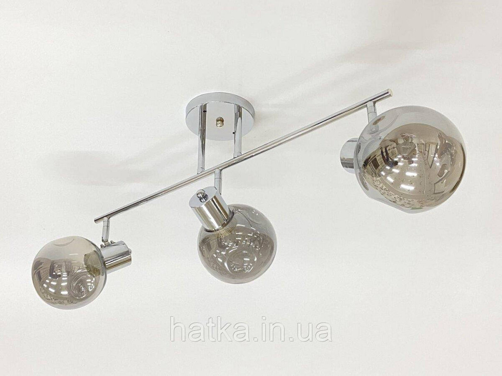 Стельова люстра на 3 плафони 91180B/3 хром Київ - фото 1