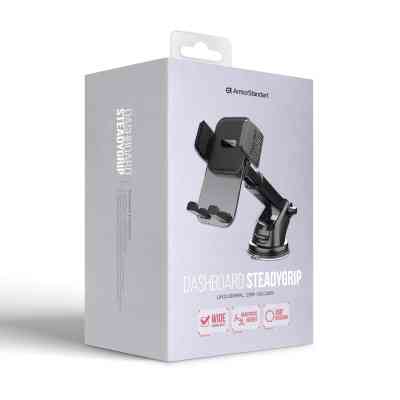 Универсальный автодержатель Armorstandart SteadyGrip Dashboard Black (ARM85339) Винница