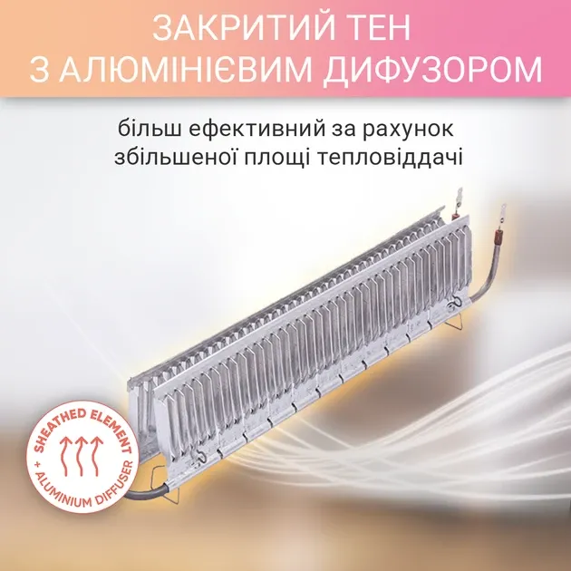 Конвектор электрический Bonjour CEG BL-Meca/M 1500 Вт влагозащищенный обогреватель 1.5 кВт Тернополь - изображение 7