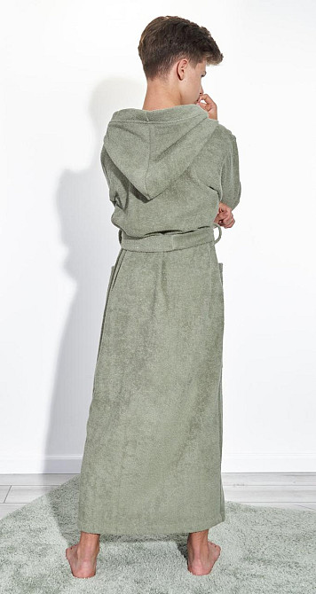 Подростковый махровый халат с капюшоном Киев - изображение 4