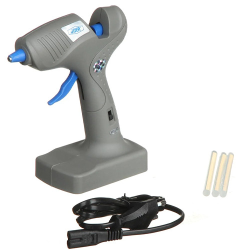Пистолет клеевой беспроводной термопистолет 7мм 20Вт 220В JDER S-609 Вінниця - фото 4