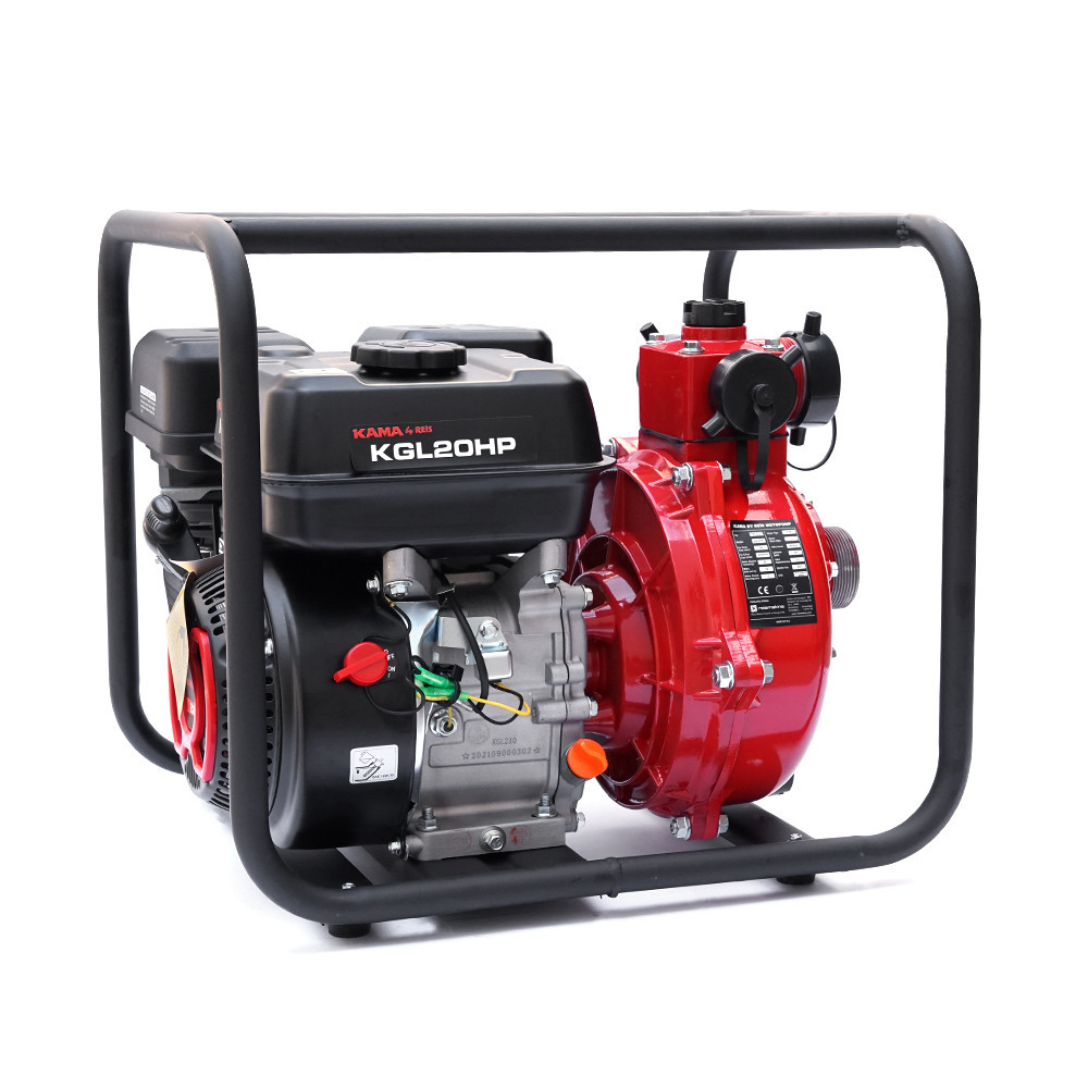 Мотопомпа бензиновая KGL20HP, производительность 20 м3/часовая, мощность 7 к.с. Киев - изображение 1